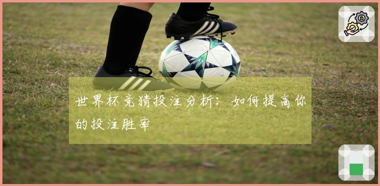 世界杯竞猜投注分析：如何提高你的投注胜率
