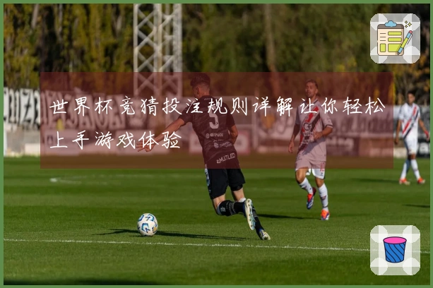 世界杯竞猜投注规则详解让你轻松上手游戏体验