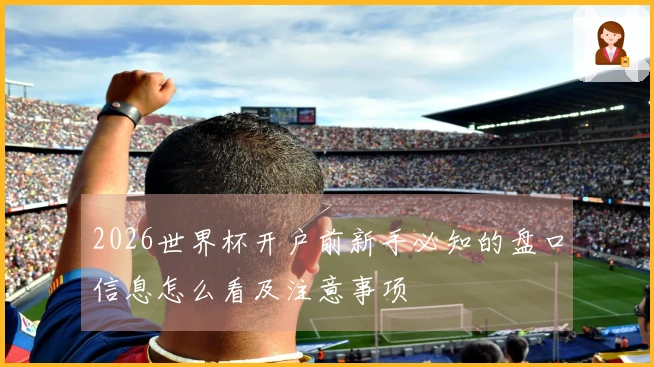 2026世界杯开户前新手必知的盘口信息怎么看及注意事项