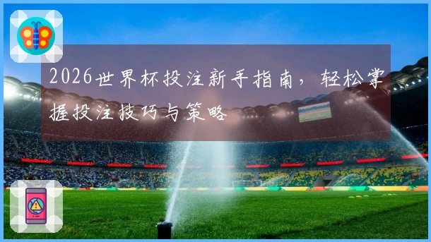 2026世界杯投注新手指南,轻松掌握投注技巧与策略